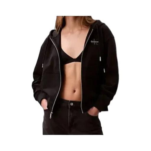 Monogram Zip Up Hoodie