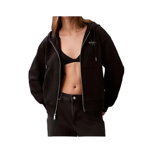Monogram Zip Up Hoodie