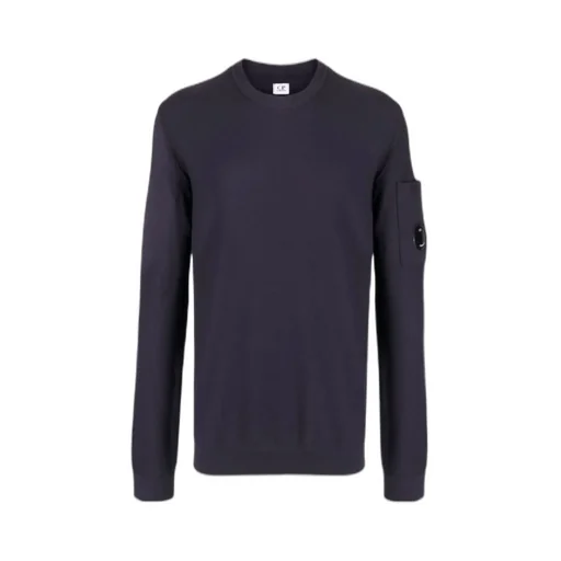 Lens-Detail Cotton Jumper