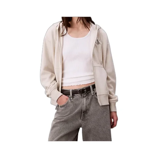 Monogram Zip Up Hoodie