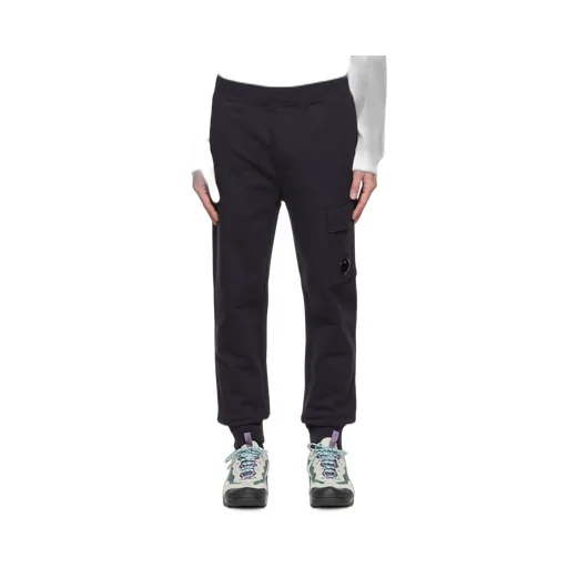 Lens-Detail Cargo Sweatpants