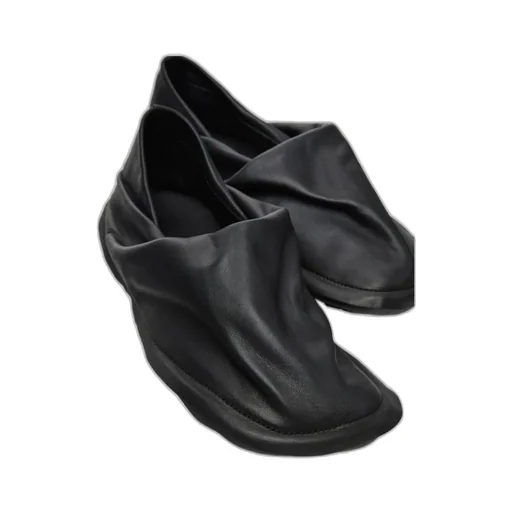 X Issey Miyake Peu Form Leather Slippers