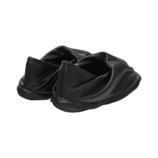 X Issey Miyake Peu Form Leather Slippers