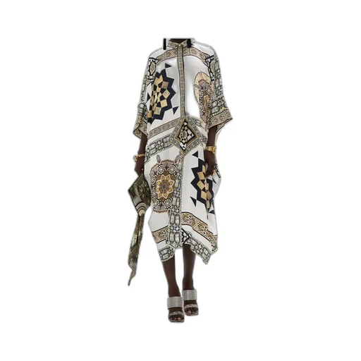 Bat-Sleeve Robe