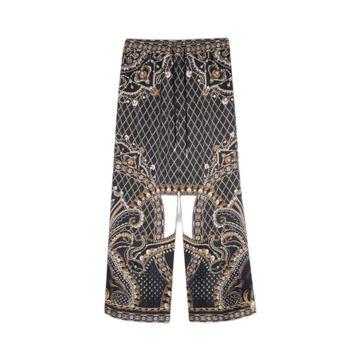 Elastic Waist Casual Pants