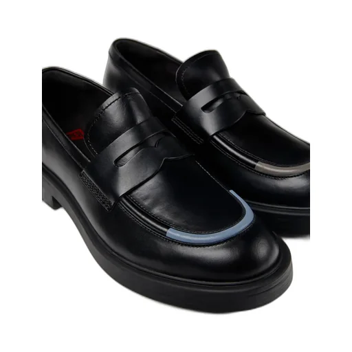 Dean Mismatched Leather Loafers