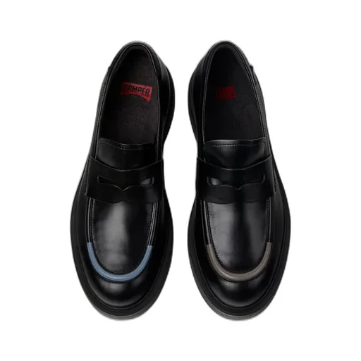 Dean Mismatched Leather Loafers