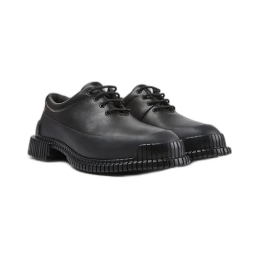 Pix Round Toe Lace-Up Shoes