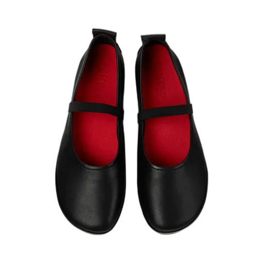 Right Nina Leather Ballerina Shoes