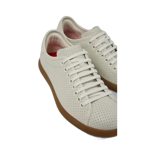 Perforated Lace-Up Sneakers