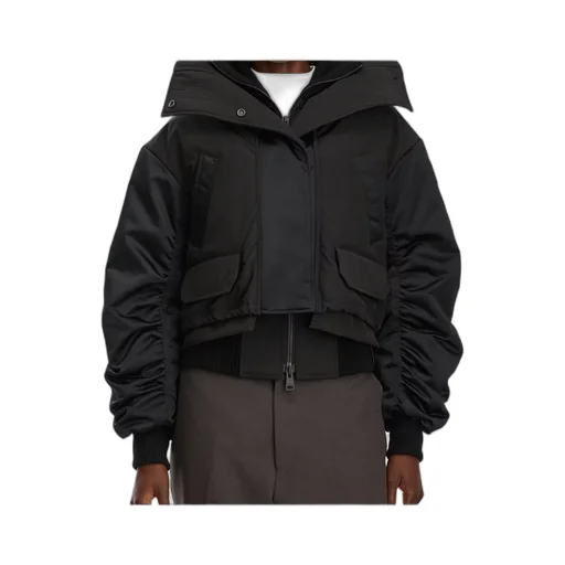 Cropped Hooded Jacket