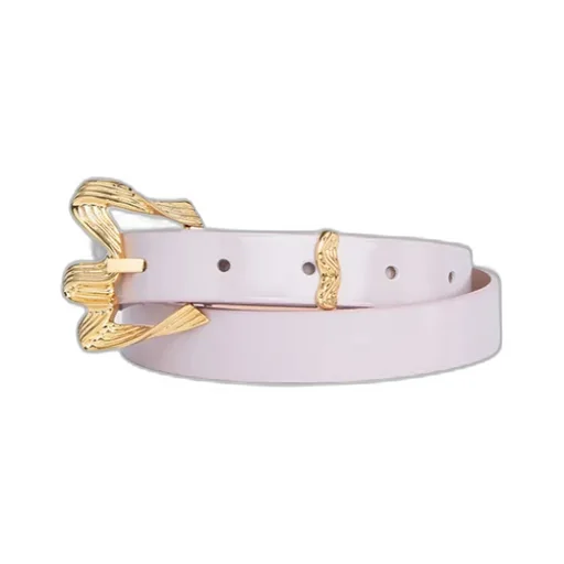 Sculpted-Buckle Belt