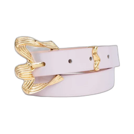 Sculpted-Buckle Belt