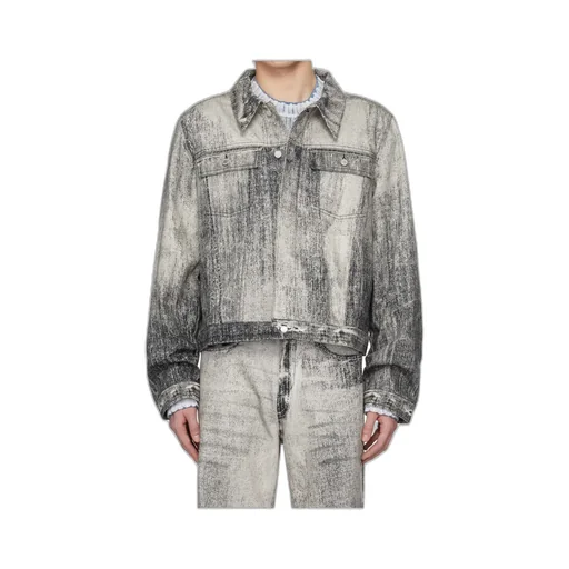 Paint Print Denim Jacket