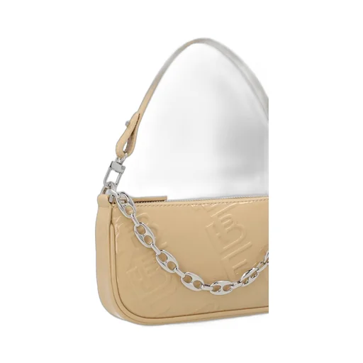 Mini Rachel Logo Embossed Shoulder Bag