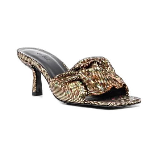 Bow Tie Details High-Heeled Sandals
