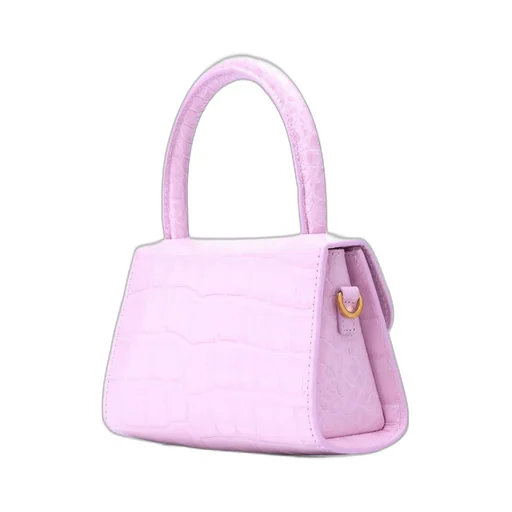 Embossed Top Handle Bag