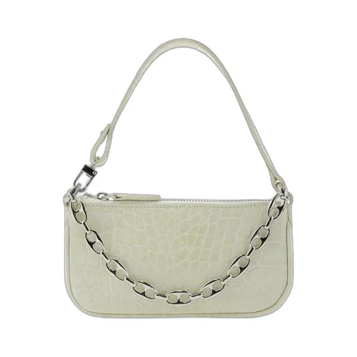 Rachel Single Shoulder Bag With Imitation Crocodile Pattern