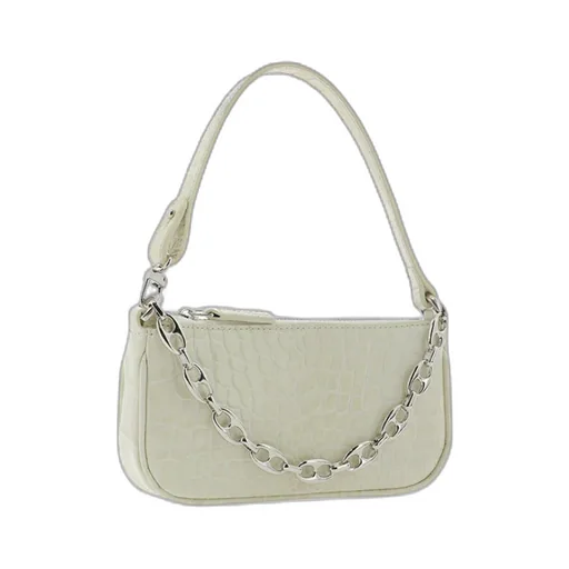 Rachel Single Shoulder Bag With Imitation Crocodile Pattern