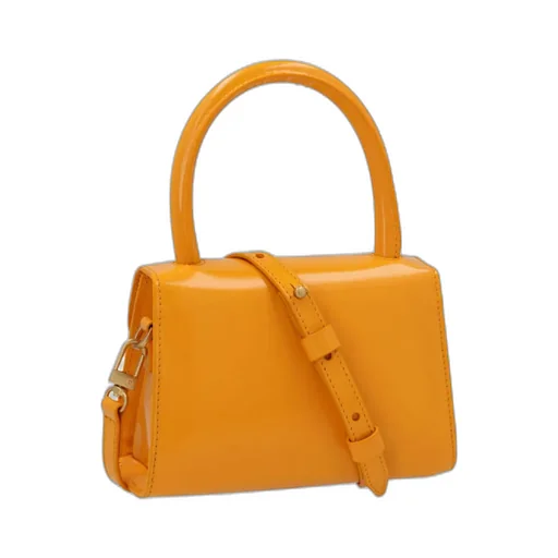 Mini Rounded Top-Handle Tote Bag