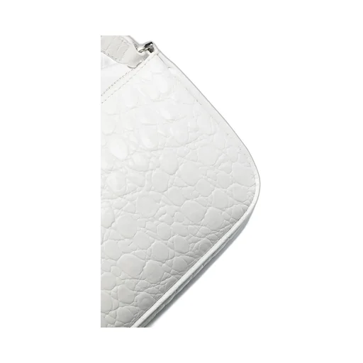 One Shoulder Bag With Imitation Crocodile Pattern
