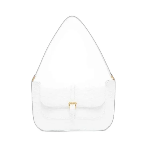 Miranda Crocodile-Effect Shoulder Bag