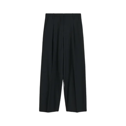 High-Waisted Wide-Leg Casual Pants