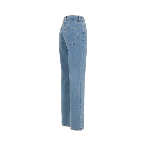 Miliumlo Mid-Rise Straight-Leg Jeans