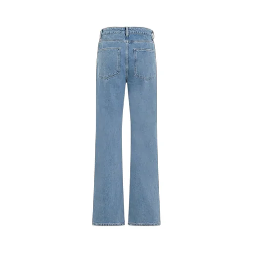 Miliumlo Mid-Rise Straight-Leg Jeans