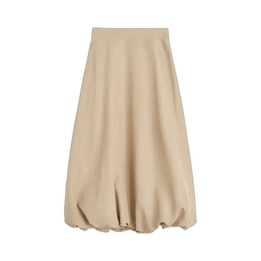 Aubrey Balloon-Hem Maxi Skirt