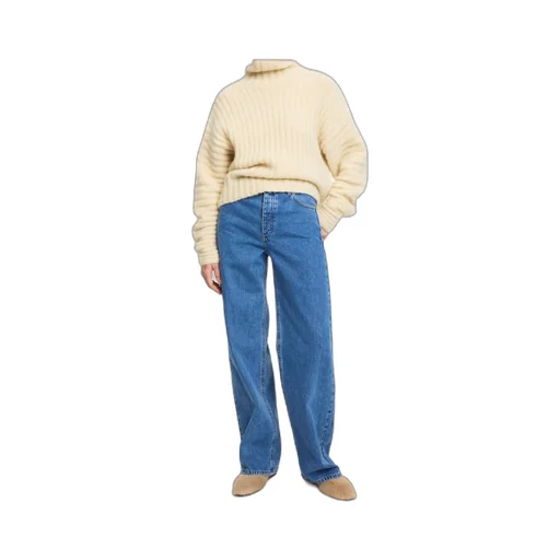 Five-Pocket Cotton Jeans
