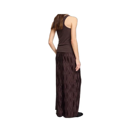 Pleated Wide-Leg Casual Pants