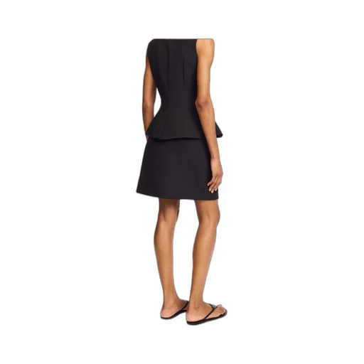Esma Asymmetric Buttoned Miniskirt