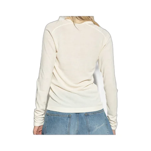 Logo-Embroidered Long-Sleeve Top