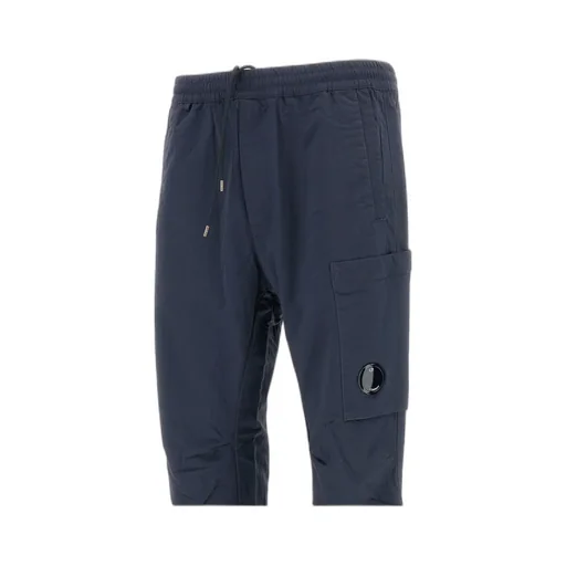 Lens-Detail Cargo Pants