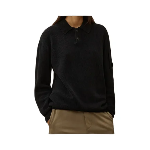Chenille Polo Knitwear