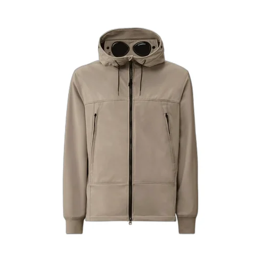 Hooded Zip-Front Jacket