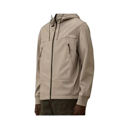 Hooded Zip-Front Jacket