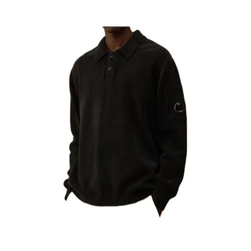 Chenille Polo Knitwear