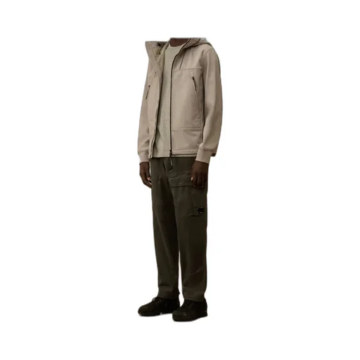 Hooded Zip-Front Jacket
