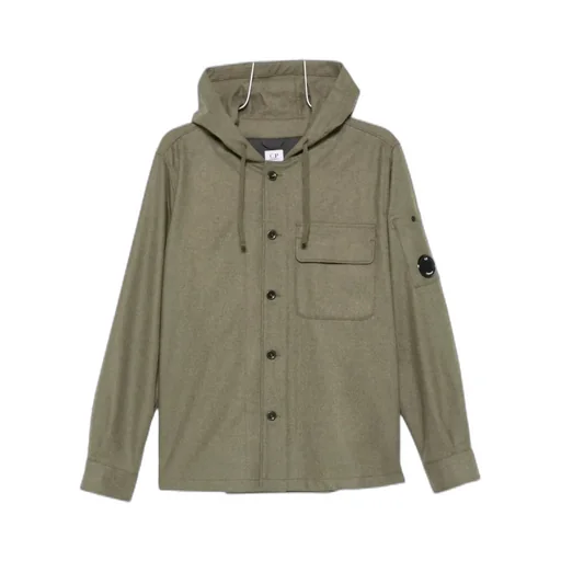 Hooded Buttoned Jacket