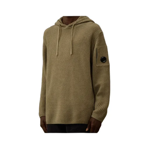 Textured Hooded Sweater
