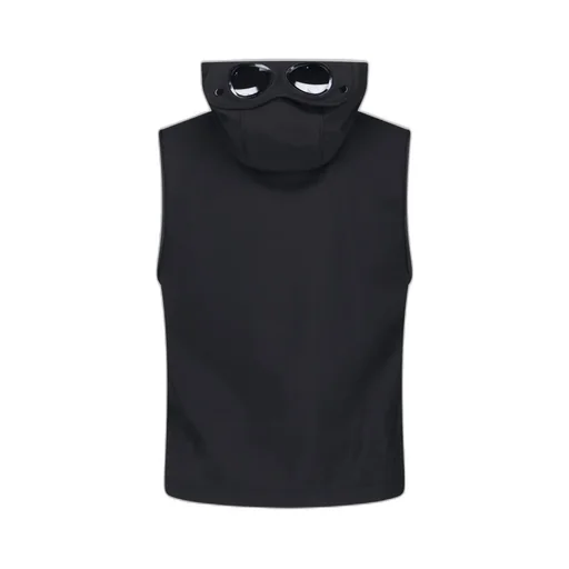 Goggle-Details Sleeveless Gilet