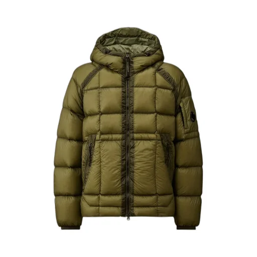 Lens-Detail Hooded Jacket