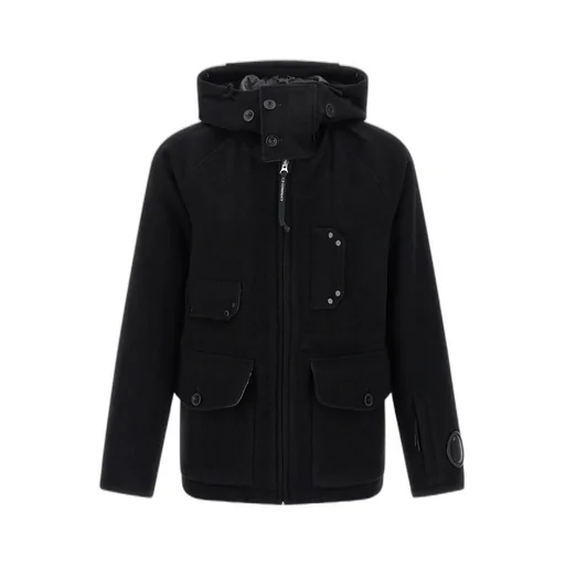 Hooded Wool Jacket