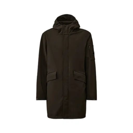 Lens-Detail Hooded Jacket