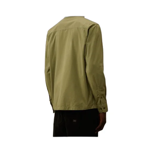 Patch-Pocket Zip Shirt Jacket