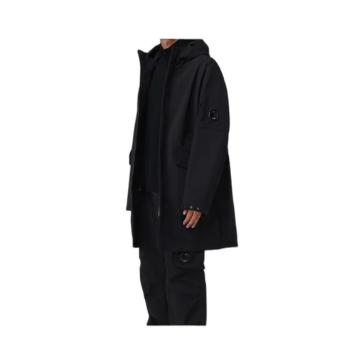 Lens-Detail Hooded Jacket