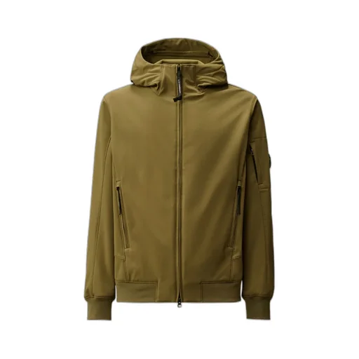 Hooded Zip-Front Jacket