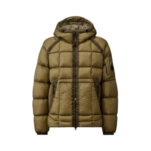 Lens-Detail Hooded Jacket